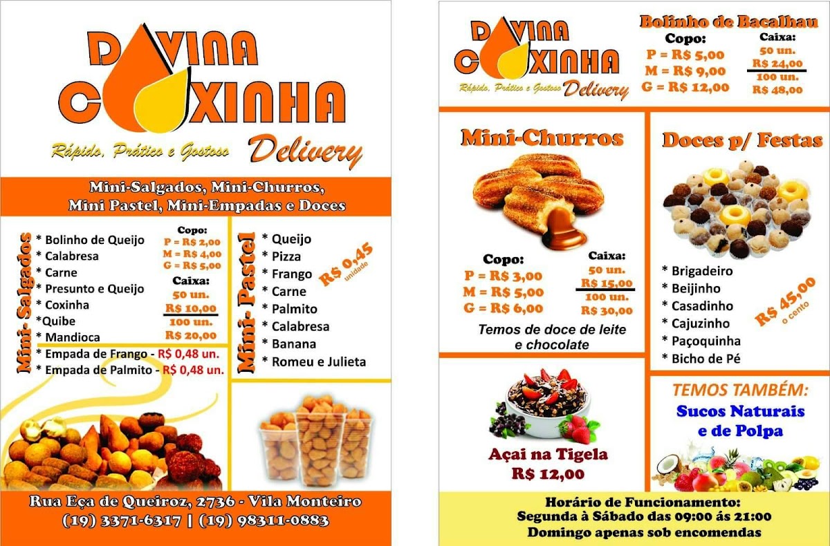 Menu Divina A Original-1